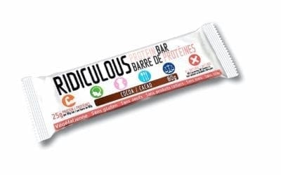Ridiculous Protein Bar (High Protein 26g Low Carb Vegan Organic Gluten-Free Dairy-Free Soy-Free Corn-Free)